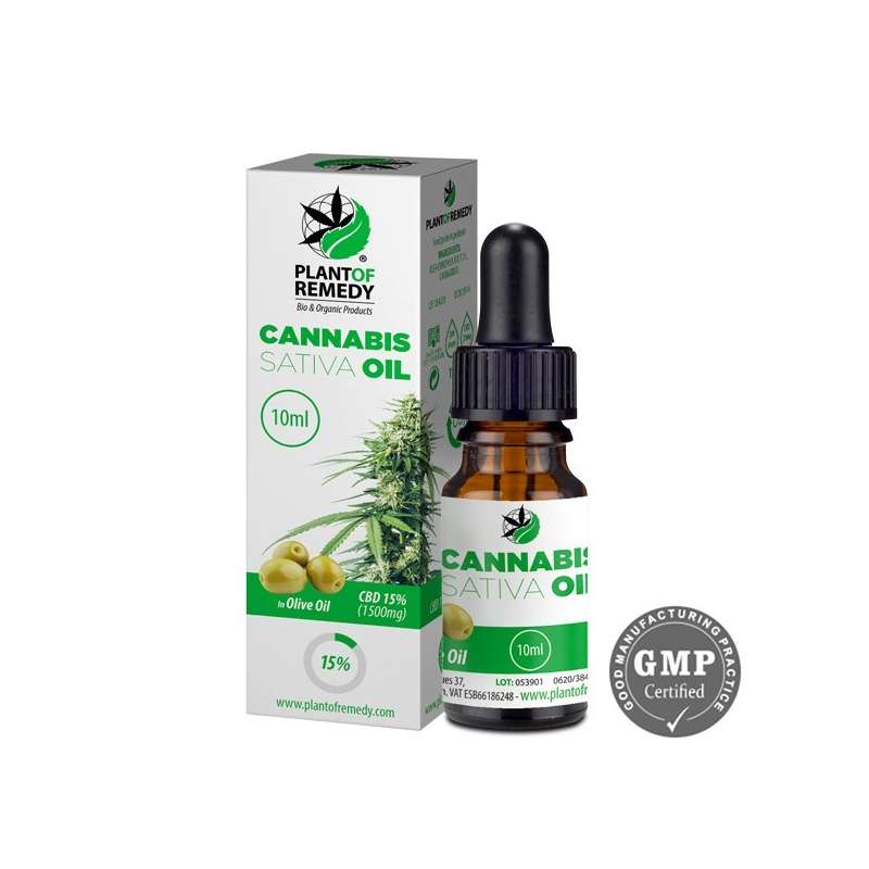 Aceite de Oliva 15% CBD – 10ml | Plant of Remedy
