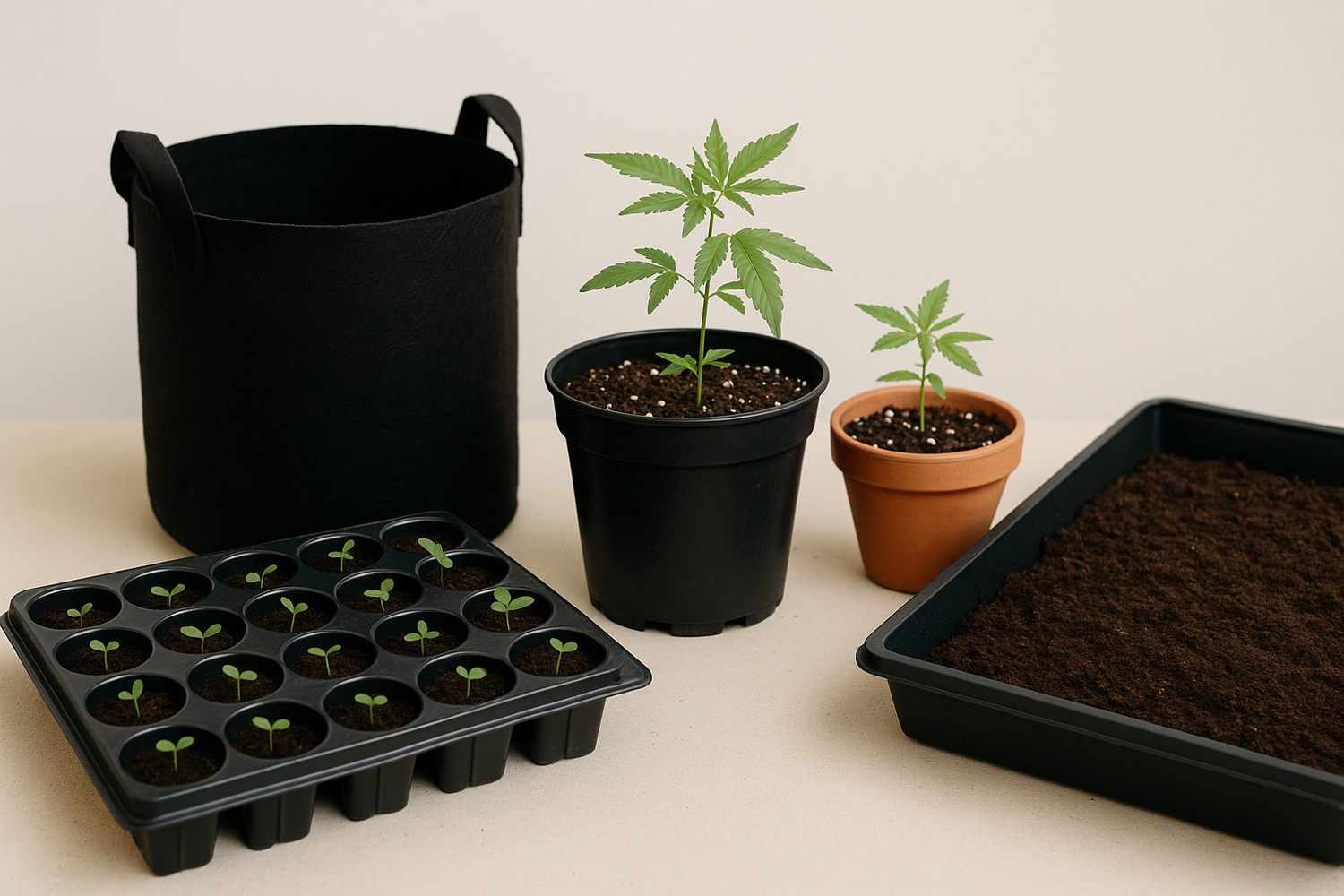 BANDEJAS Y MACETAS DE CULTIVO