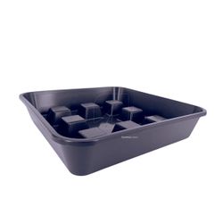 Plato cuadrado elevado