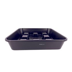 Plato cuadrado elevado