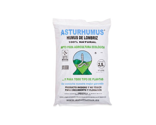 Humus de lombriz 20 L (10 kg) Asturhumus