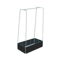 Mini grow bed con estructura metálica