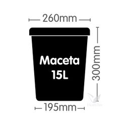 Maceta autopot 15 L