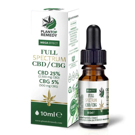 Aceite de Cannabis 25% CBD + 5% CBG – 10ml