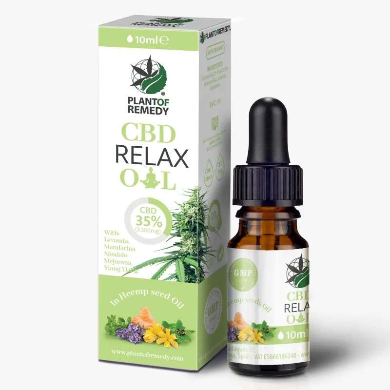 Aceite de Cáñamo "Relax" – Plant of Remedy (25% CBD + 5% CBG)