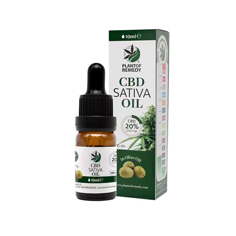 Aceite de Oliva con 20% CBD – 10ml | Plant of Remedy