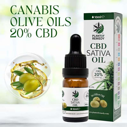Aceite de Oliva con 20% CBD – 10ml | Plant of Remedy