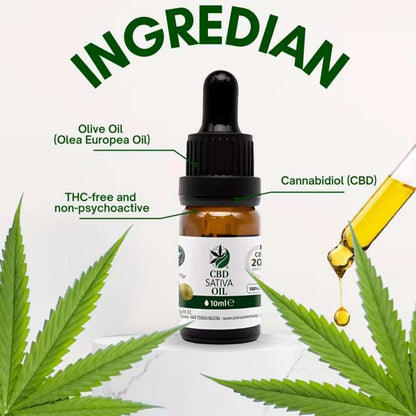 Aceite de Oliva con 20% CBD – 10ml | Plant of Remedy