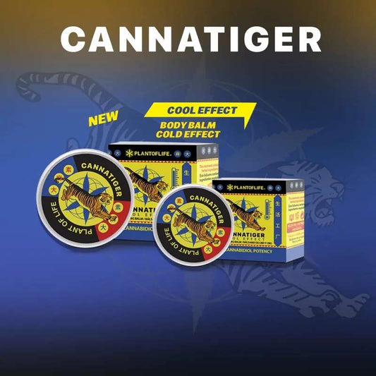 Cannatiger Bálsamo de Tigre Efecto Frío – Alivio Muscular con CBD y CBG