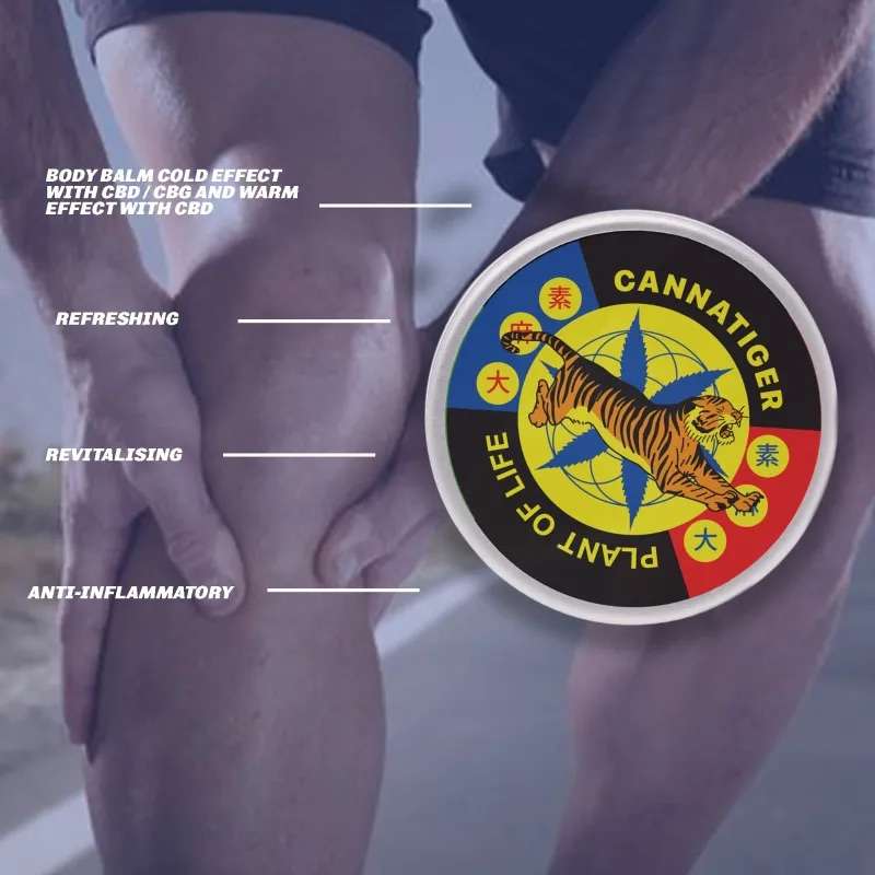 Cannatiger Bálsamo de Tigre Efecto Frío – Alivio Muscular con CBD y CBG