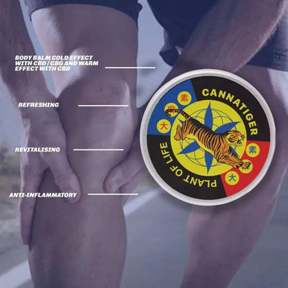 Cannatiger Bálsamo de Tigre Efecto Frío – Alivio Muscular con CBD y CBG